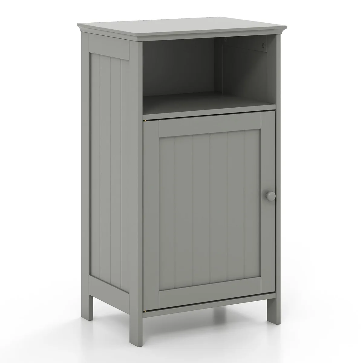 SlickBlue SlickBlue Bath Storage Cabinet Gray 14x12x27.5in — product photo
