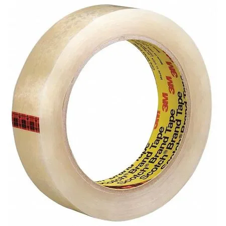 3M 3M Scotch 600 Acrylic Packing Tape Clear 2.3mil 1in x 72yd PK4 — product photo