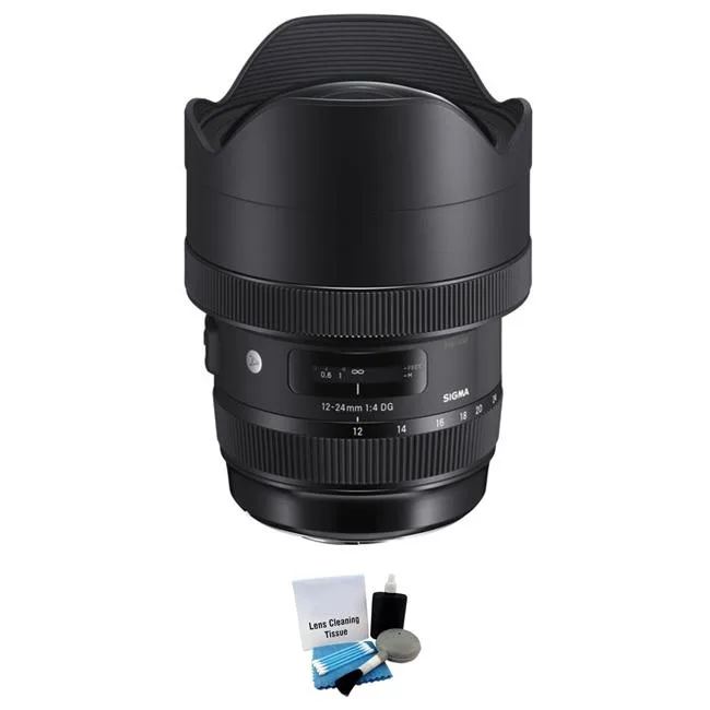 SIGMA SIGMA 12-24mm f/4 DG HSM Art Lens for Nikon F + Cleaning Kit — product photo