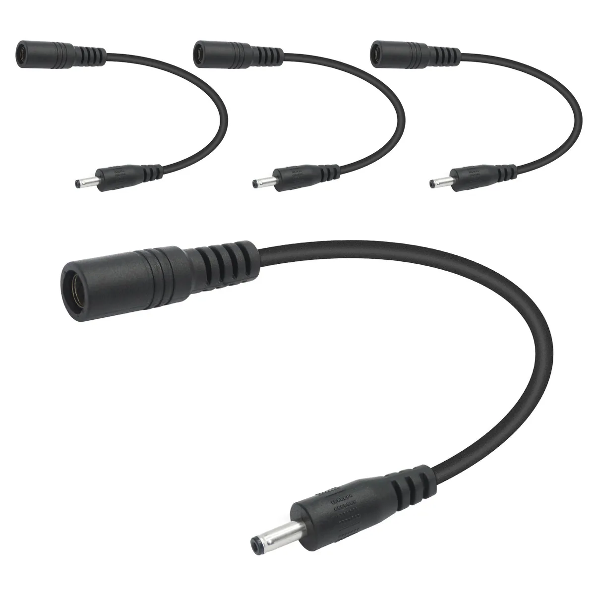 Vszerda Vszerda DC 5.5×2.1 mm Female to 3.5×1.35 mm Male Power Cord 16 cm 4-Pack — product photo