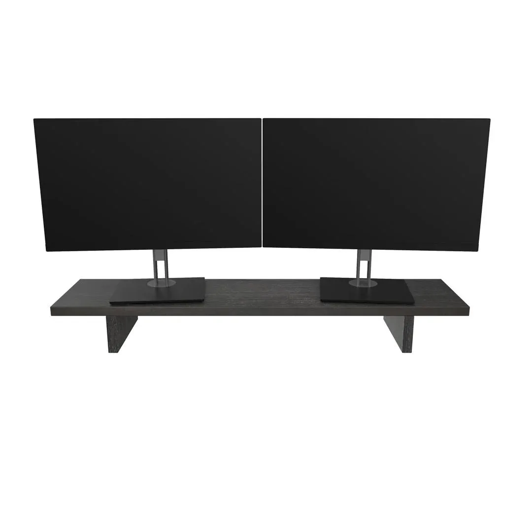 Desky Desky Minimal Monitor Stand Dark Bamboo 41.3in 110.2lb — product photo