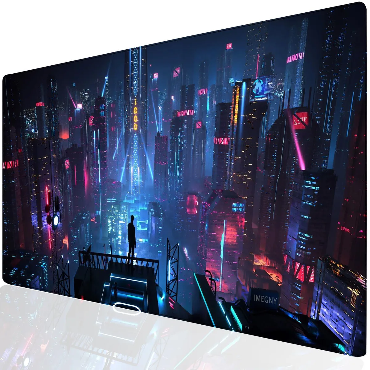 KEHIPI KEHIPI Extended Gaming Mouse Pad 90x40 Neoncity001 35.4x15.7in 175161 — product photo