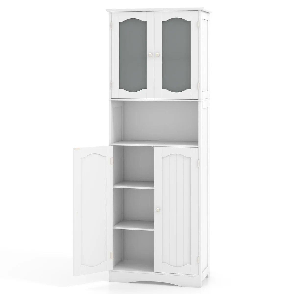 SlickBlue SlickBlue 64.5 Inches Tall Bathroom Storage Cabinet White — product photo