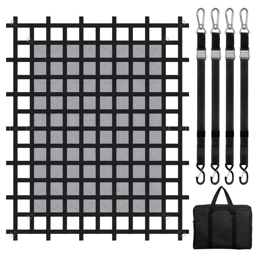 VEVOR VEVOR Cargo Net 96" x 81" Adjustable Buckles S-Hooks — product photo