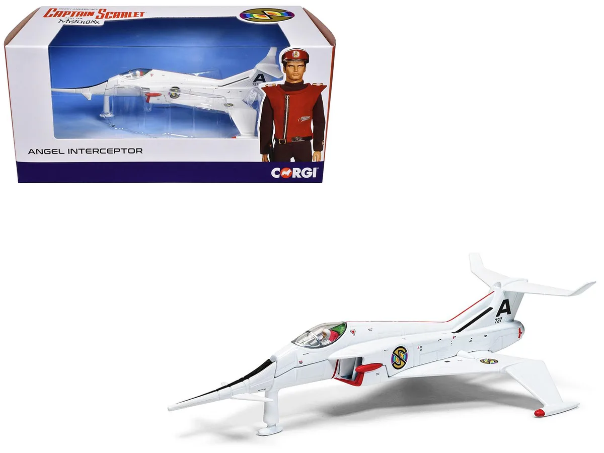 Corgi Corgi Angel Interceptor "World Army Air Force" White 6.5 in — product photo