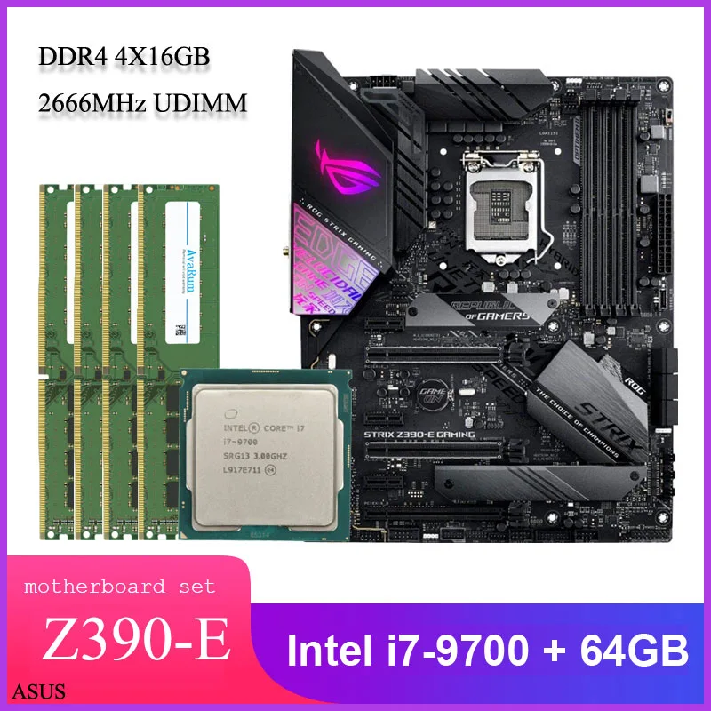 Avarum Avarum ROG STRIX Z390-E GAMING i7-9700 64GB DDR4 embedded solution — product photo