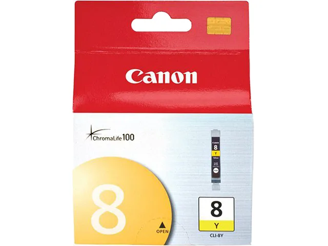 Canon Canon 0623B002 CLI-8 Yellow Ink Cartridge (genuine brands) — product photo