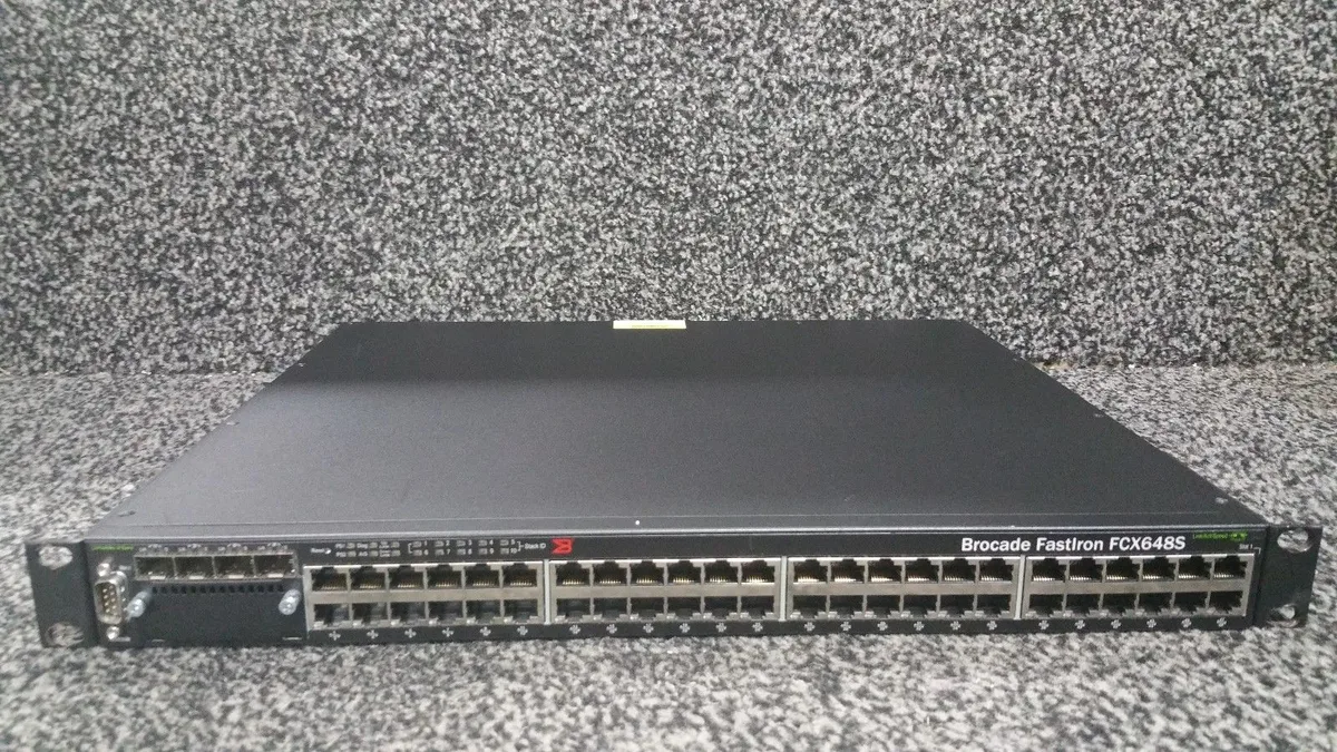 Brocade Brocade 648SProduct FastIron 648S 48-port Layer 3 network switch — product photo