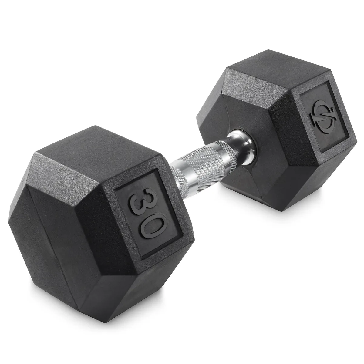 Philosophy Gym Philosophy Gym Rubber Coated Hex Dumbbell 30 lbs — product photo