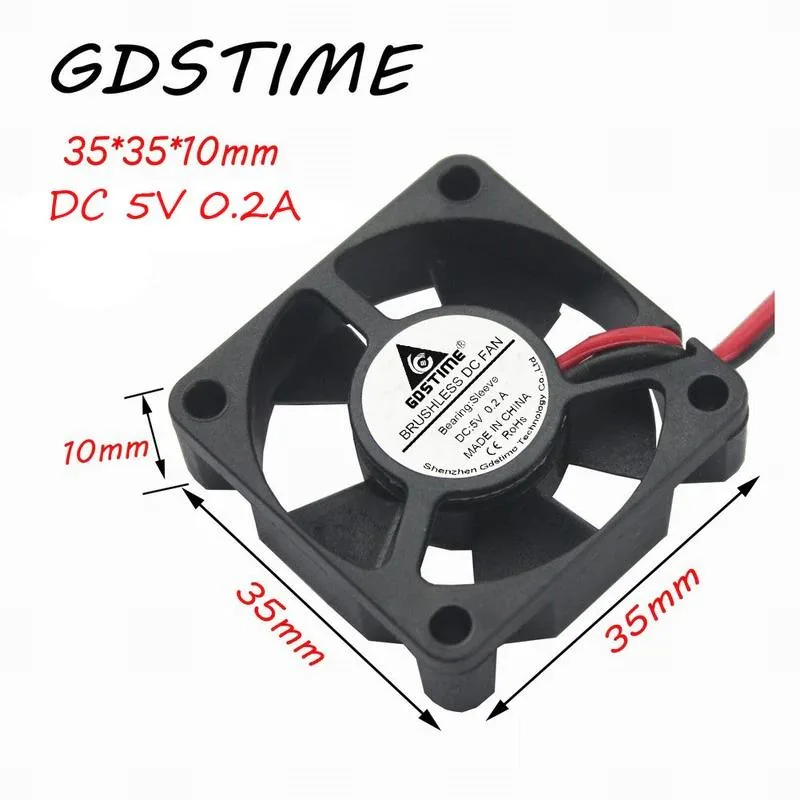 Misskit Misskit 3510 3.5 cm 5 V 2-pin 2.0 case fan — product photo