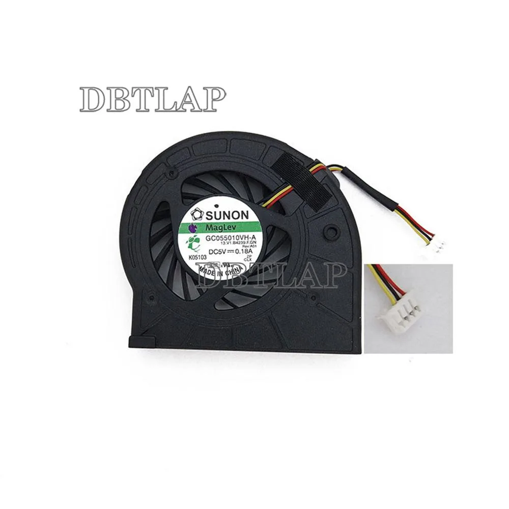 DBTLAP DBTLAP laptop CPU fan for Lenovo ThinkPad X200S X200T GC055010VH-A 3-pin 4-hole Version 1 — product photo