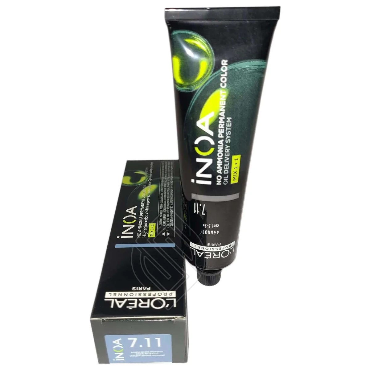 L'Oreal L'Oreal Inoa #7.11 Extra Ash Blonde No Ammonia Permanent Hair Color 60g — product photo