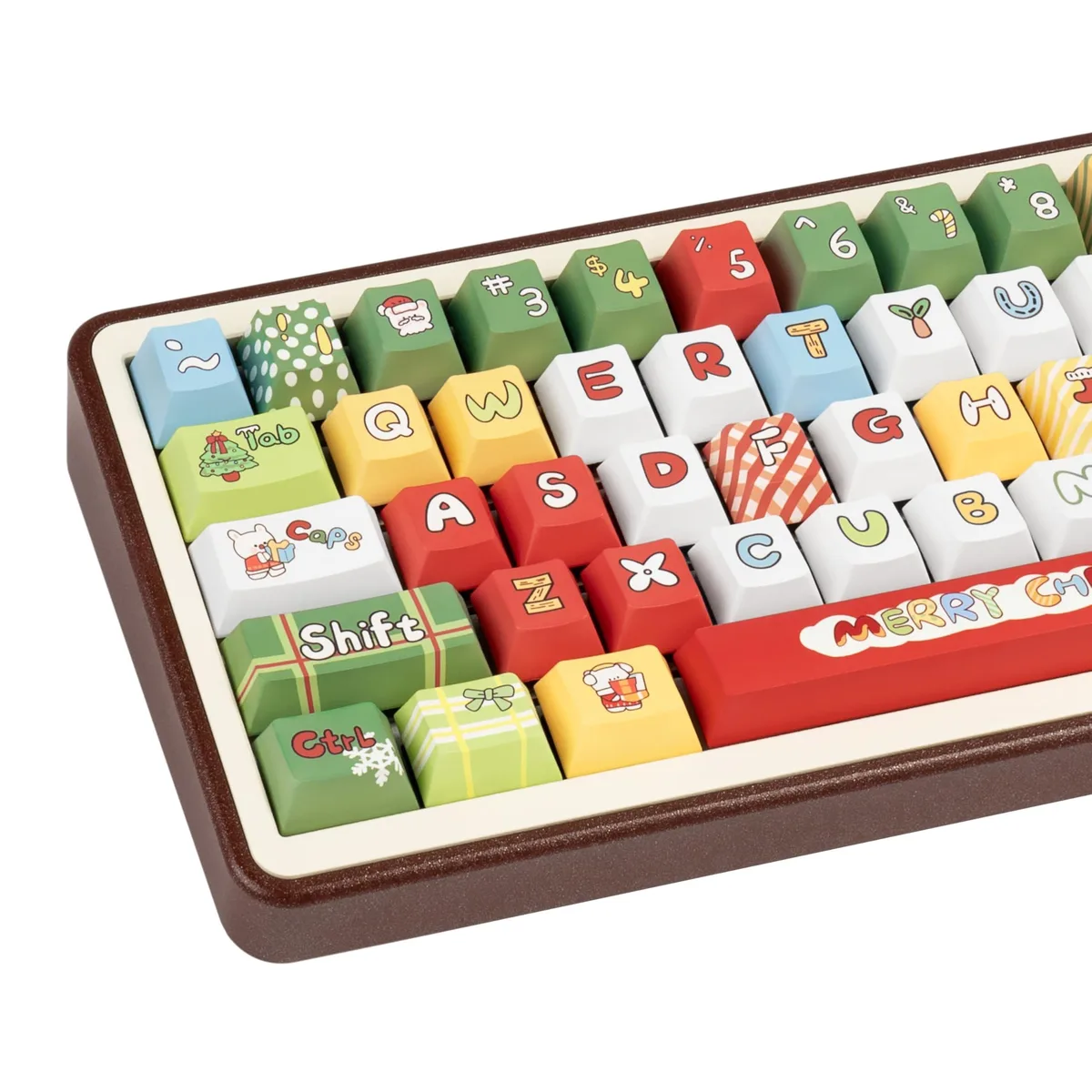 ARCTIC ARCTIC Christmas Theme Keycaps Set 143 Keys PBT Cherry Profile 2 in 1 Accessories — product photo