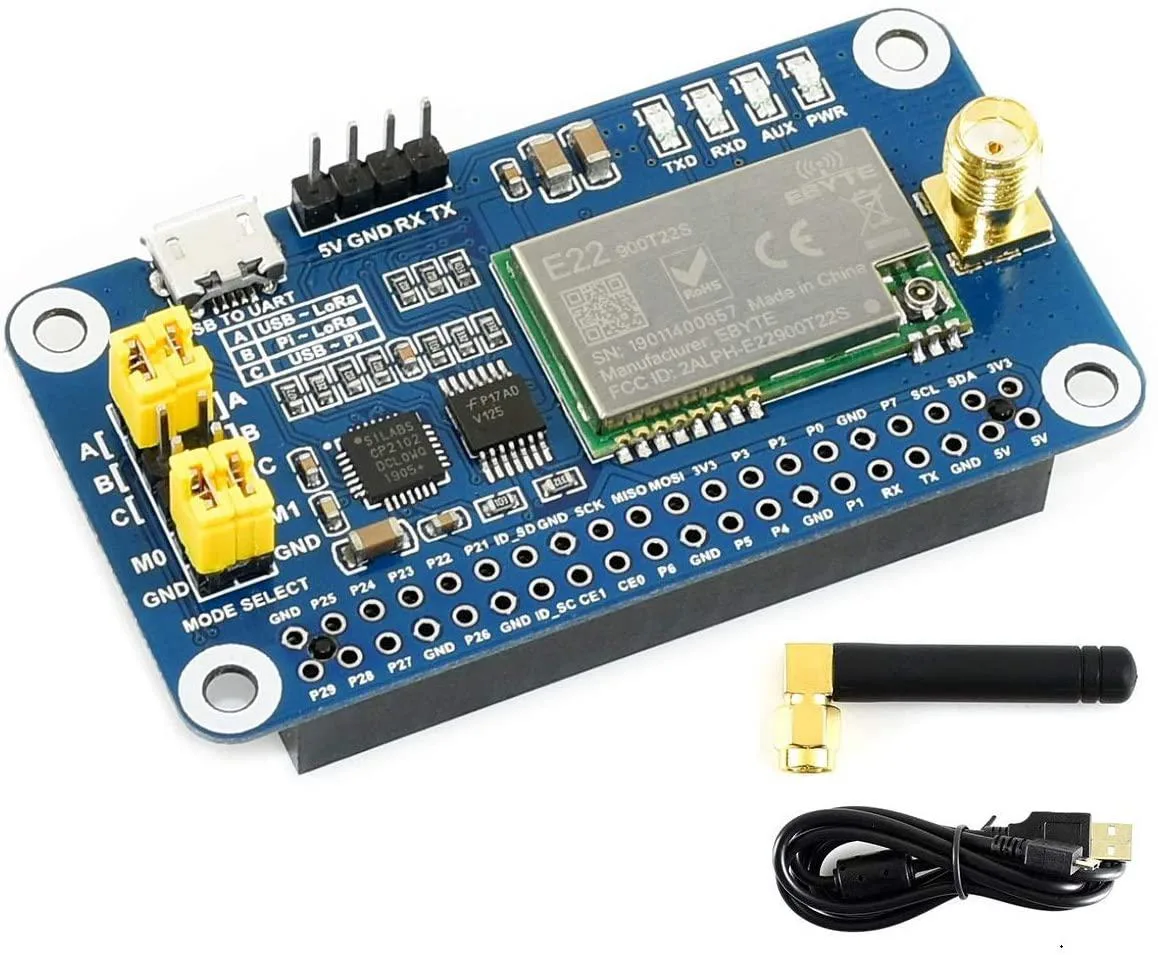 WaveShare WaveShare SX1262 LoRa HAT 915MHz for Raspberry Pi — product photo