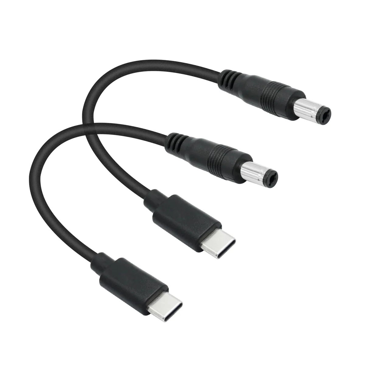 Vszerda Vszerda DC 5.5×2.1 mm to USB-C power cord 15 cm 2-pack — product photo