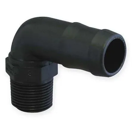Banjo Banjo HB050/075-90 3/4" Barbed x 1/2" MNPT 90° Elbow Trap — product photo