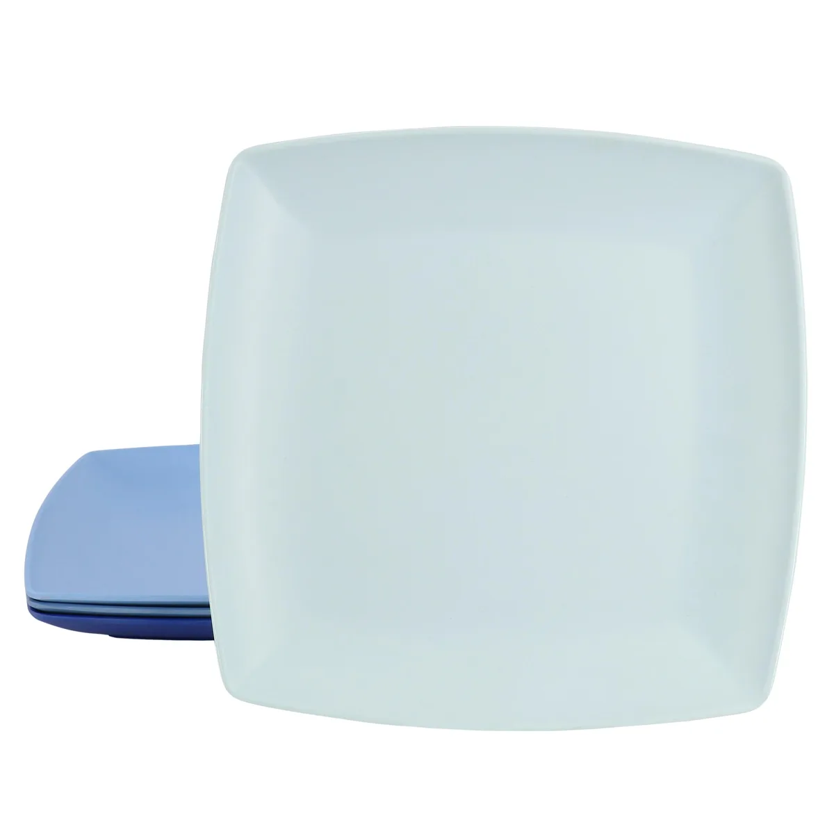 Gibson Home Gibson Home 510121553M 4 Piece 10.5 Inch Square Melamine Dinner Plate Set — product photo