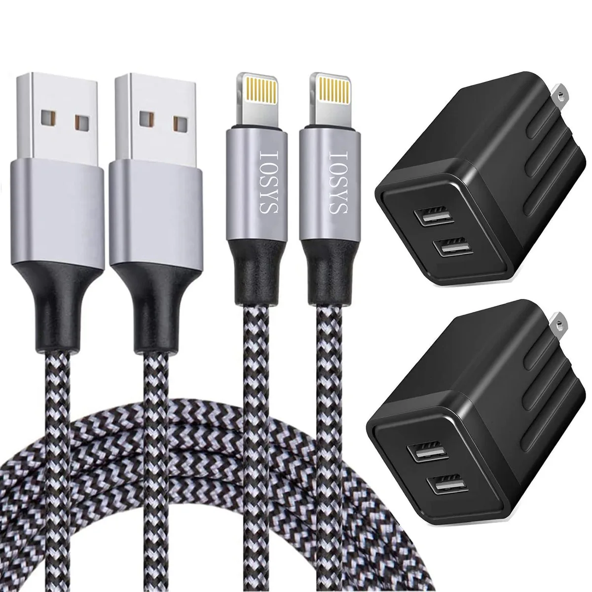 MCHOSE MCHOSE Lightning Cable 6FT 2Pack 11 12 13 14 — product photo