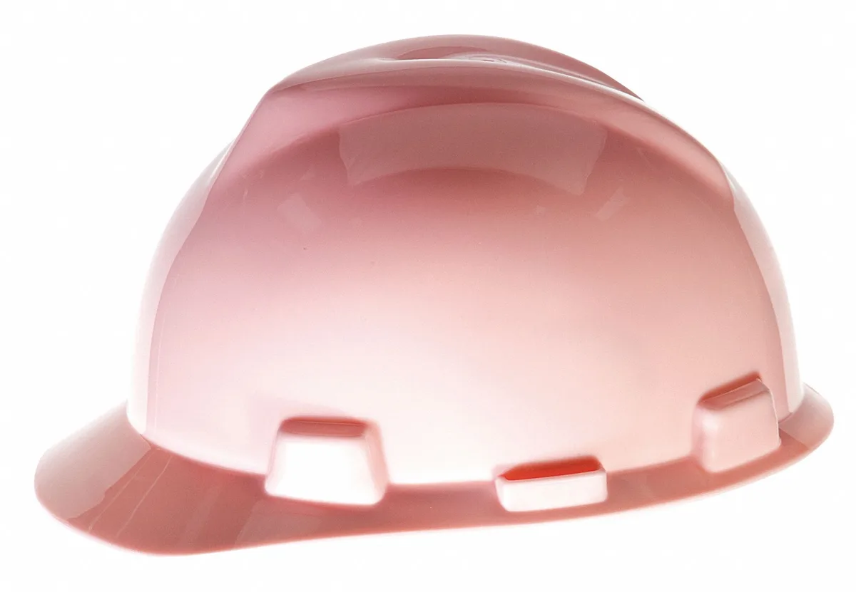 MSA MSA MSA485364 Front Brim Slotted 4 Pinlock Pink personal protective equipment — product photo