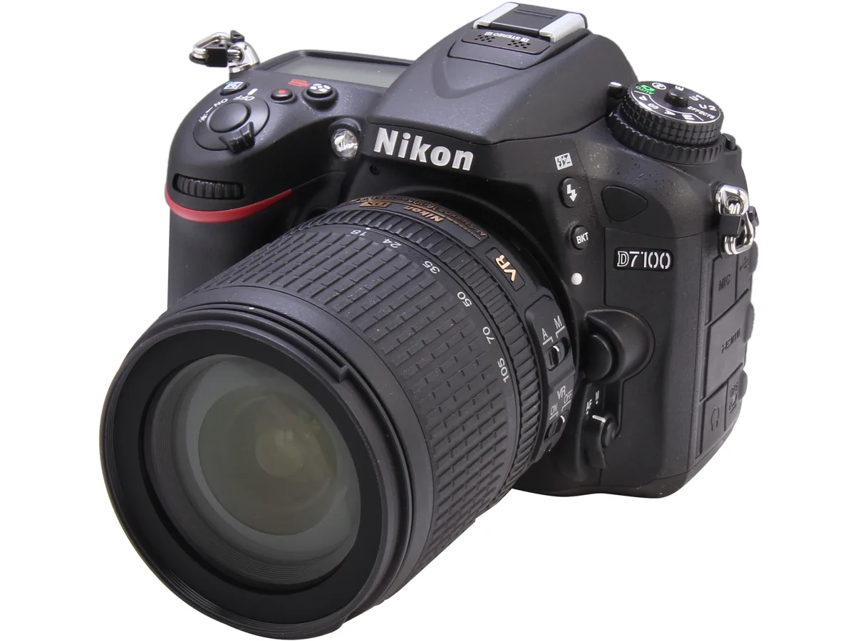 Nikon Inc Nikon Inc 1515 D7100 dslr camera 18-105mm VR lens — product photo