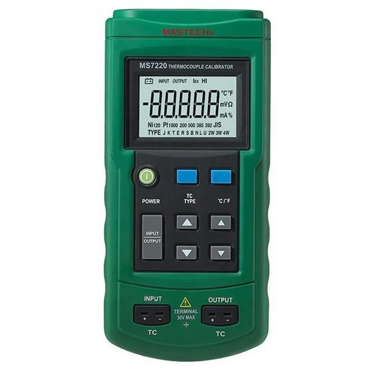 MASTECH MASTECH MS7220 Thermocouple Calibrator Tester — product photo