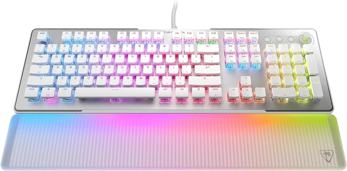 Turtle Beach/Voyetra Turtle Beach Vulcan II Max Optical-Mechanical Gaming Keyboard White — product photo