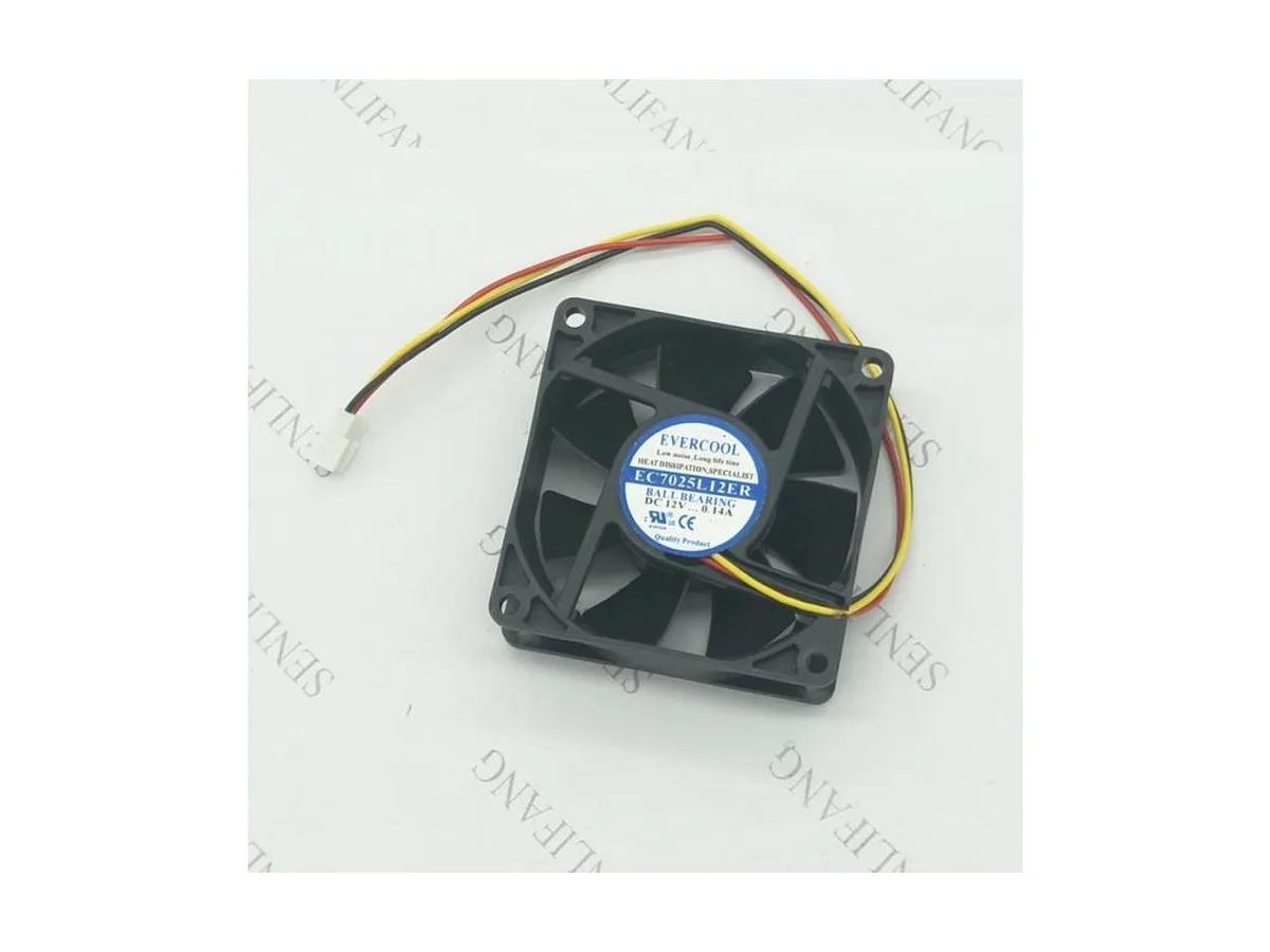 Fans Fans 70mm case fan EC7025L12ER 12V .14A 7025 — product photo
