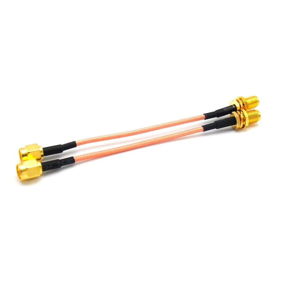 Vszerda Vszerda 2pcs 90mm RG178 RP-SMA Male to Female Antenna Adapter — product photo