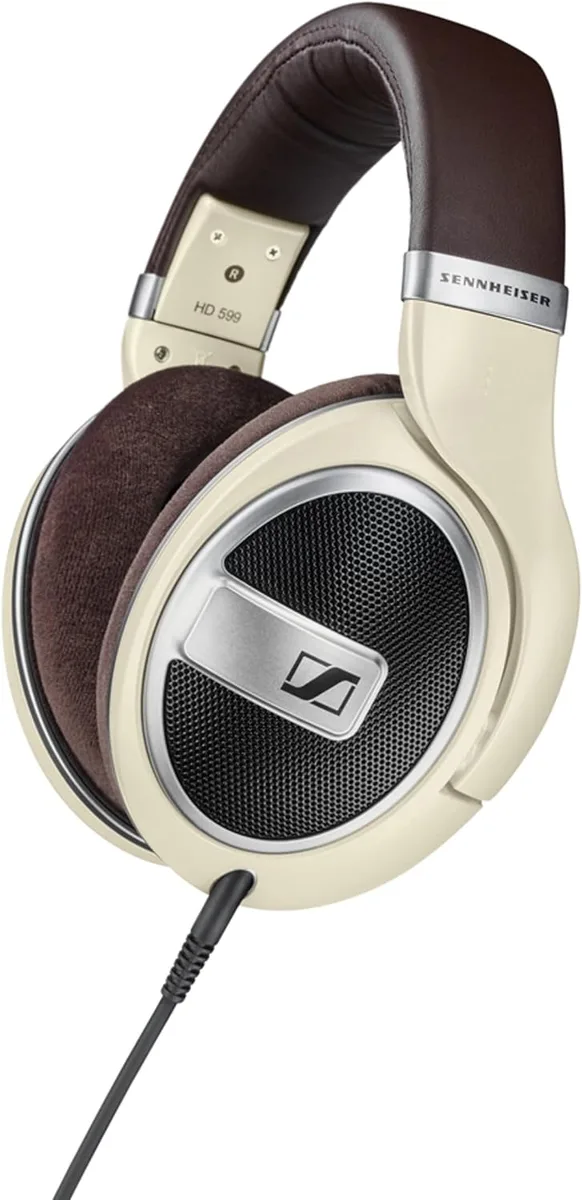 Sennheiser Sennheiser HD 599 open-back headphone, ivory, 50 ohm, 38 mm drivers — product photo