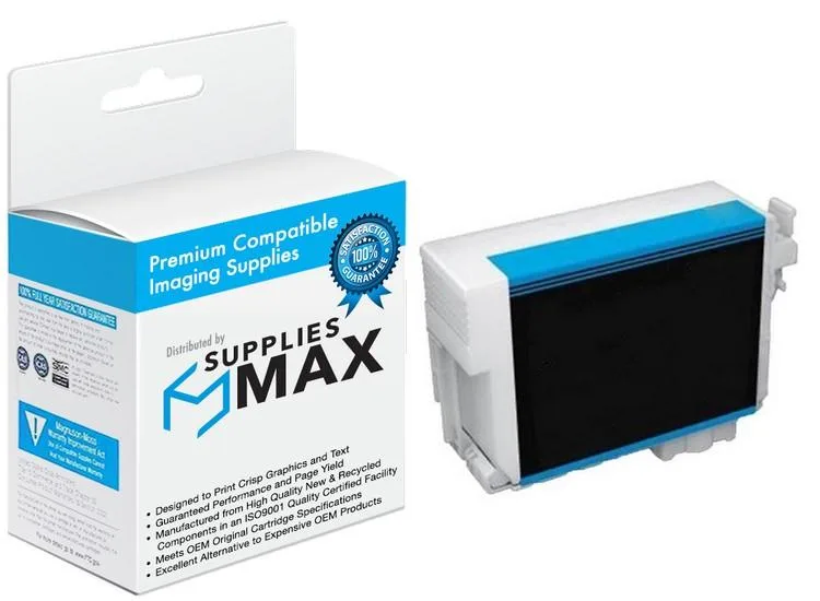 SuppliesMax SuppliesMax T760220 Cyan Inkjet Cartridge 25.9ML — product photo