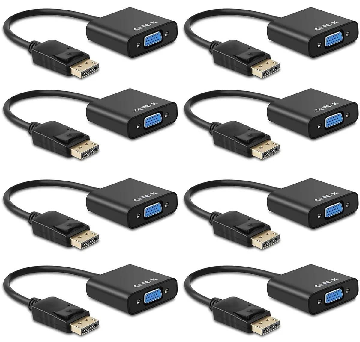 Barrow Mods Barrow Mods 2 in 1 Accessories DisplayPort to VGA Adapter — product photo