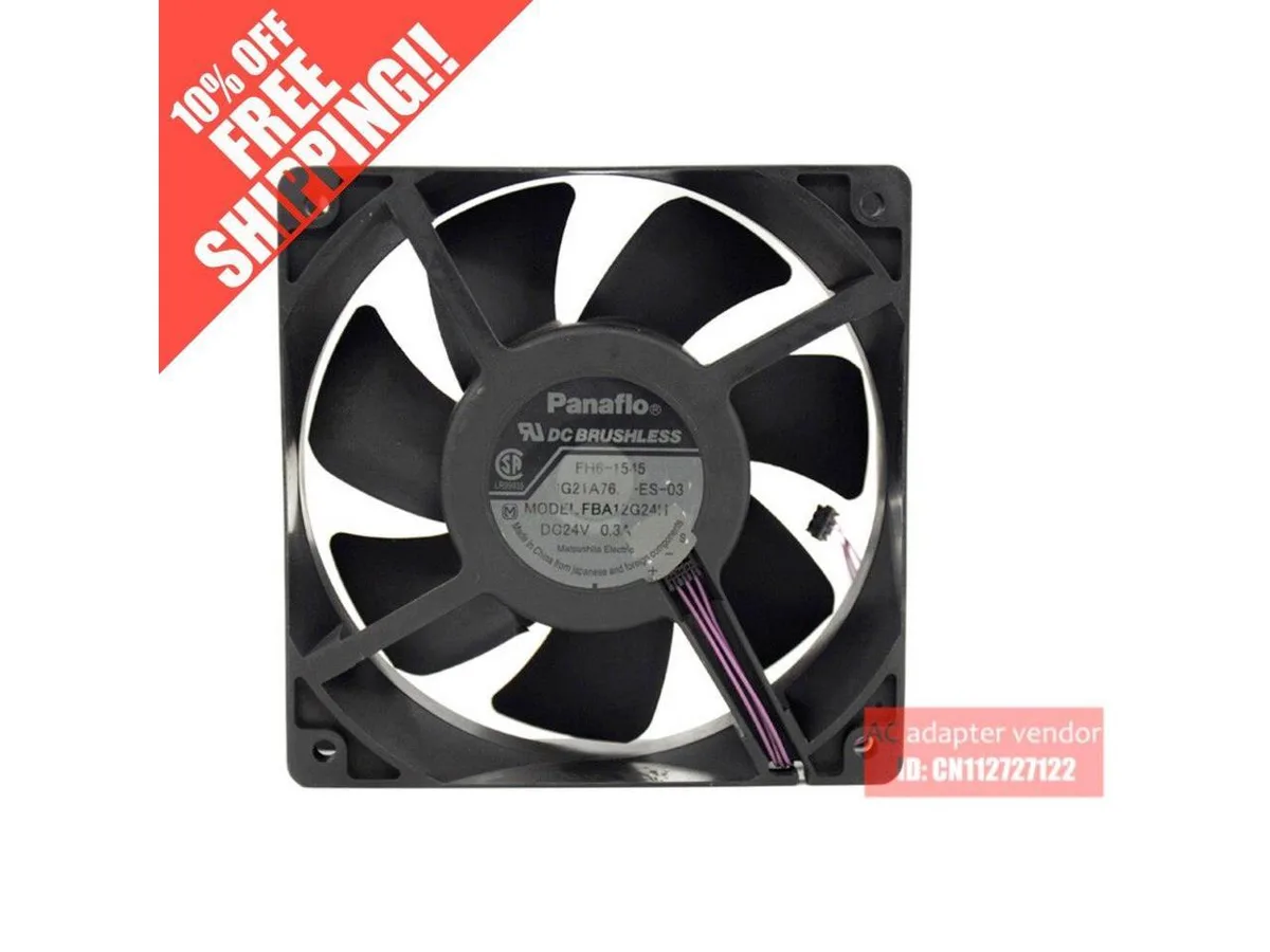 Fans Fans FBA12G24H 12038 24V .3A case fan — product photo