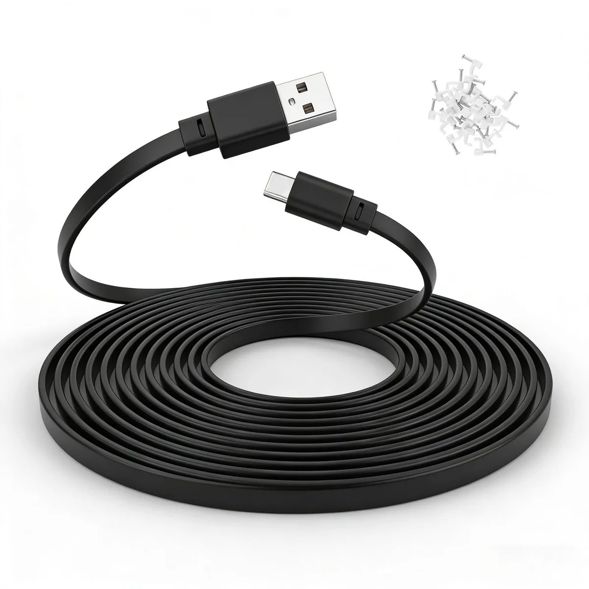  PDEEY USB Type C Extension Cable 26 ft Waterproof Male-to-Male — product photo