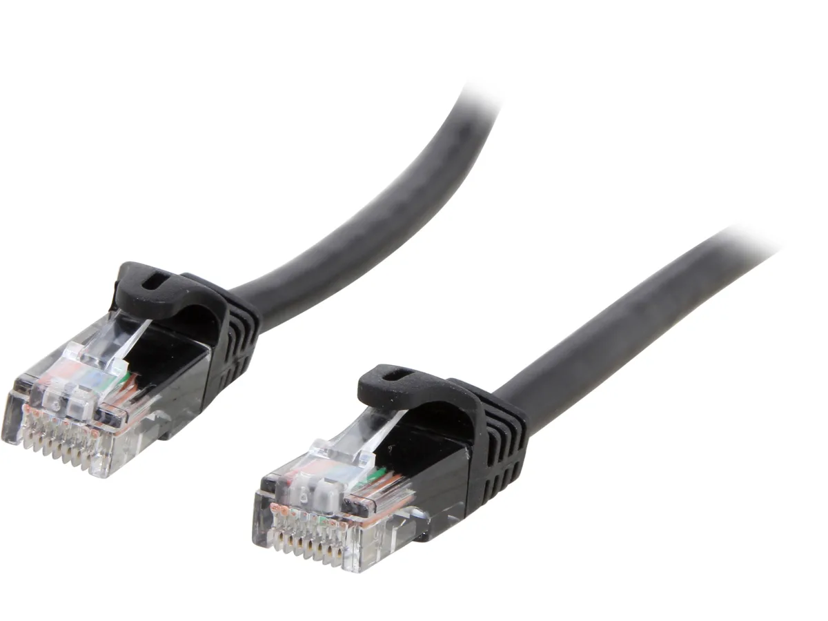 STARTECH STARTECH 45PATCH6BK 6 ft Cat5e UTP network ethernet cable — product photo