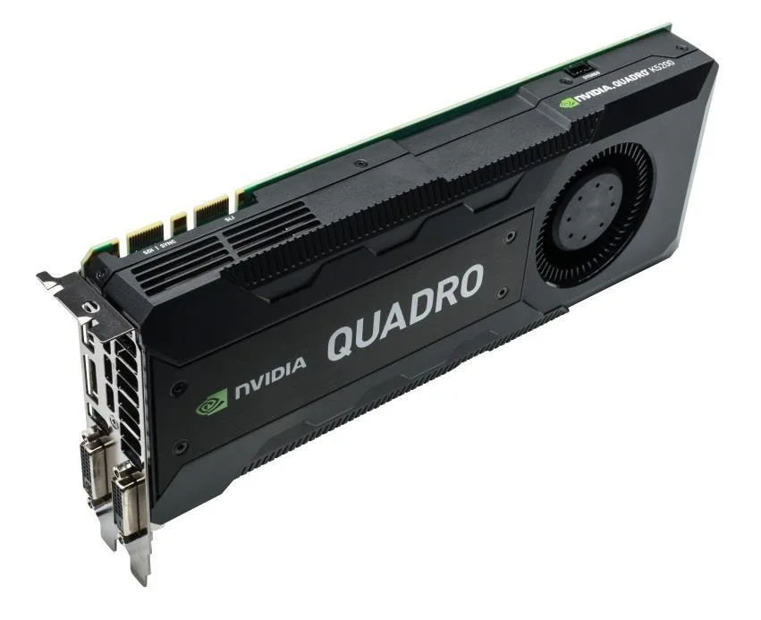 NVIDIA NVIDIA Quadro K5200 8GB GDDR5 256-bit workstation graphics card — product photo