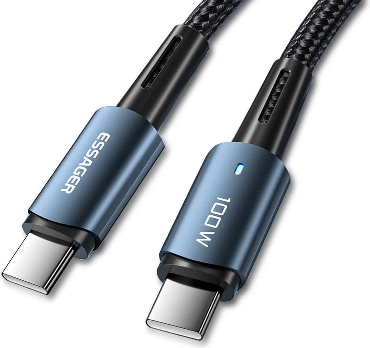 SMUGDESK SMUGDESK USB C to USB C Cable 100W 2-Pack 3.3ft Blue — product photo