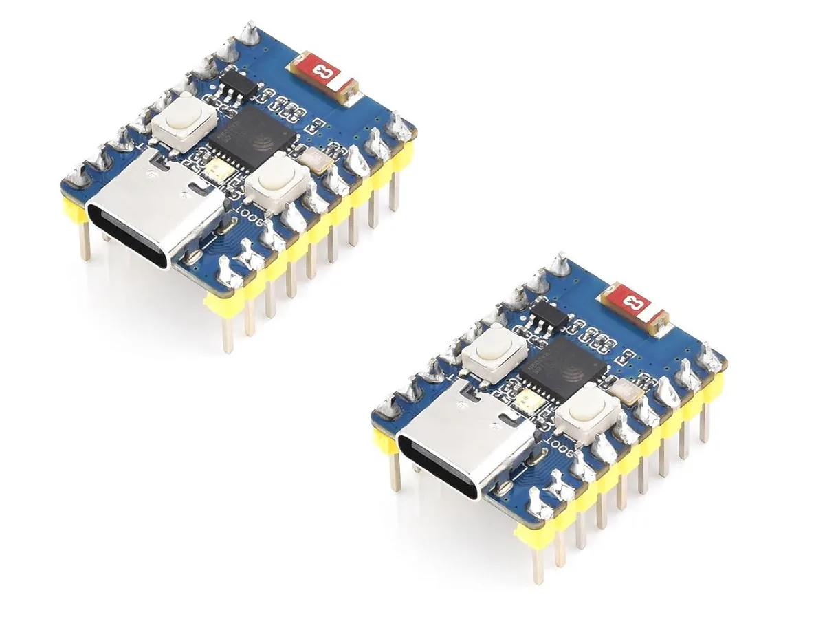 LORDWORLD LORDWORLD ESP32-C3FN4 Mini Development Board 2-Pack with Pre-Soldered Headers — product photo