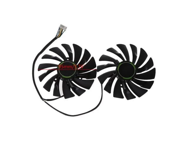 SXDOOL SXDOOL PLD10010S12HH 95mm 12V .40A 6Pin GPU cooler fan pair — product photo