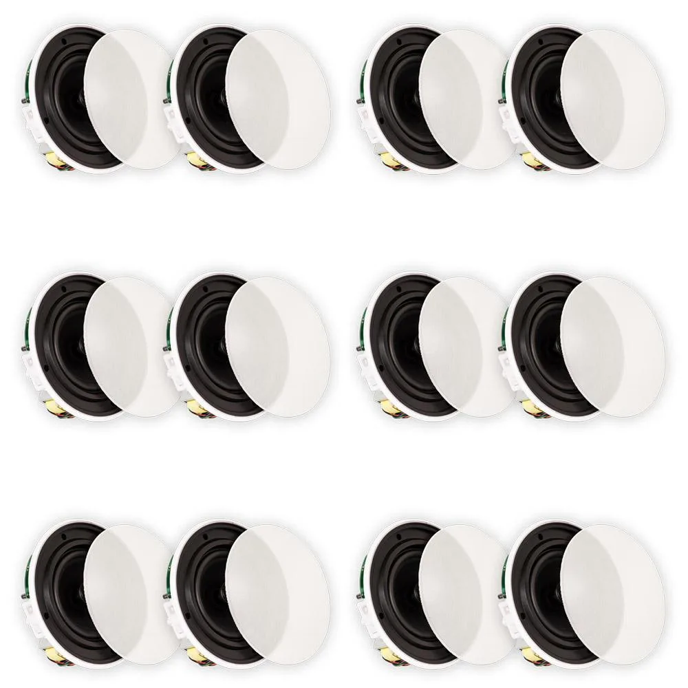 Theater Solutions Theater Solutions TSQ670 70 Volt In-Ceiling Speakers 6.5" 12 Pack — product photo
