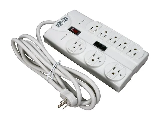 Tripp Lite Tripp Lite TLP808TEL 8-outlet surge protector 2160 joules 8 ft cord — product photo
