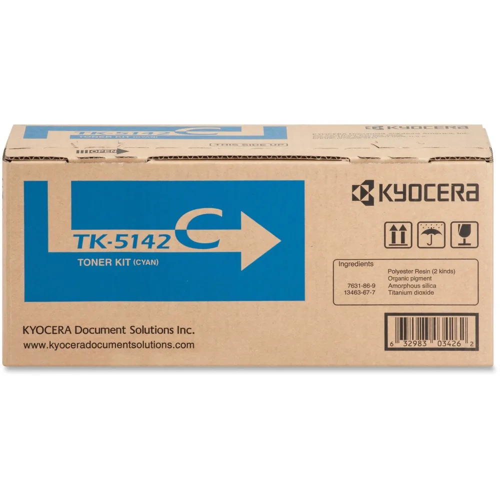 Kyocera Kyocera TK5142C Cyan Toner Cartridge 5000 Pages — product photo