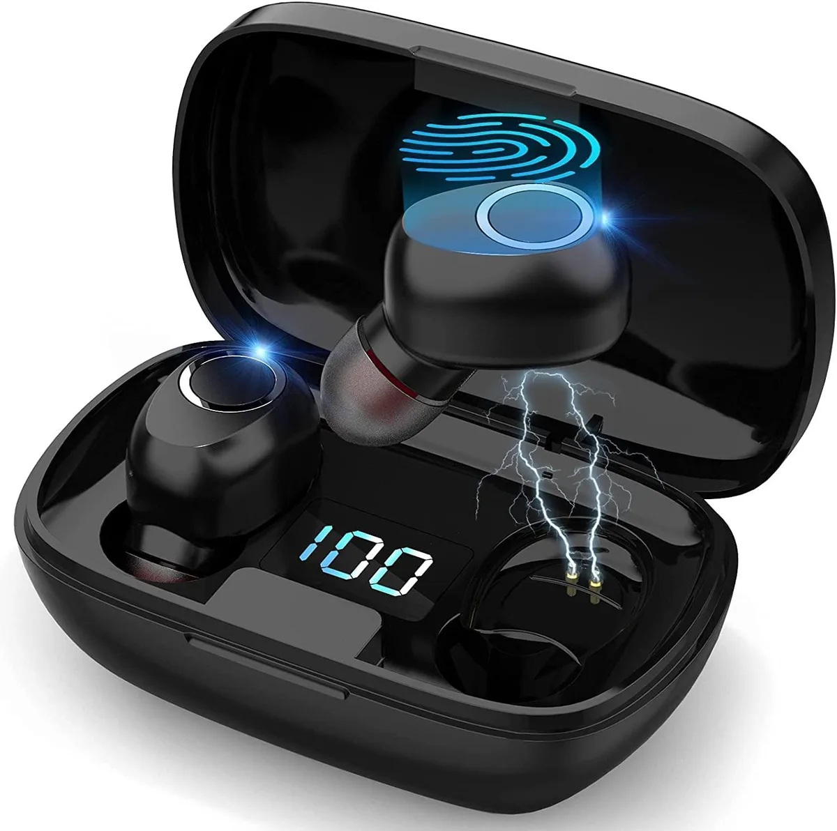 Teamyo Teamyo True Wireless Earbuds Black 13mm 3.89g 24h — product photo