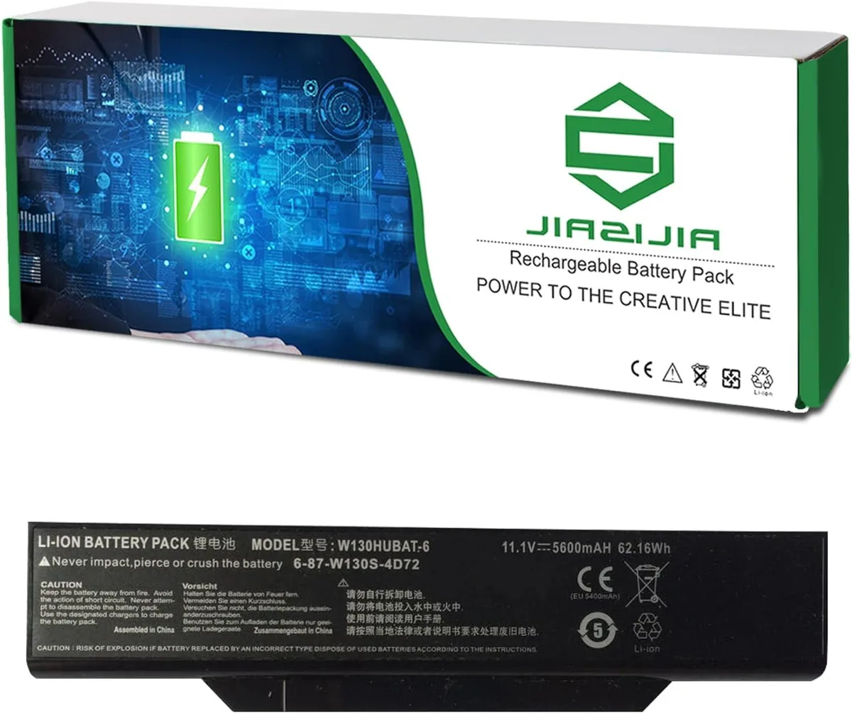 NShi NShi W130HUBAT-6 laptop battery 11.1V 62.16Wh 5600mAh — product photo