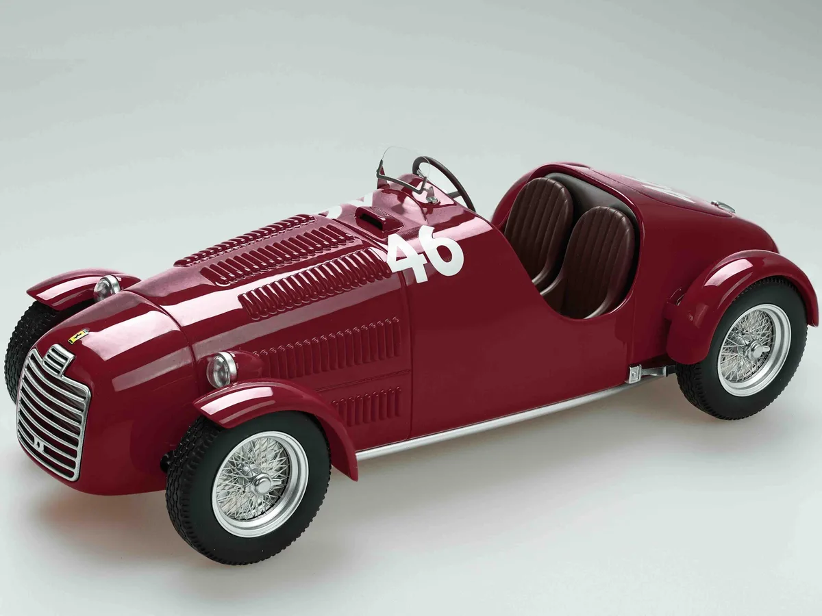 Tecnomodel Tecnomodel Ferrari 125C #46 Franco Cortese Circuito Vigevano 1947 Mythos Series 1/18 Limited Edition 70 pcs — product photo
