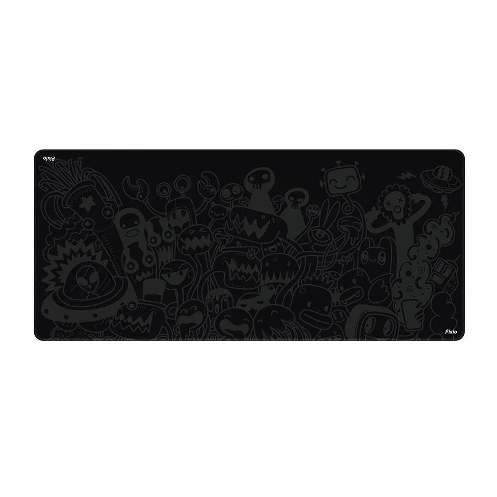 Pixio Pixio PXMP001XXL XXL Monster Doodle Black Mouse Pad 35.4 x 15.7 inch — product photo