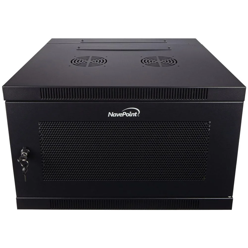 NavePoint NavePoint 6U Wall-Mount Hinged Swing-Out Server Rack — product photo