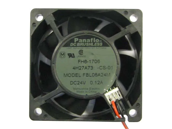 Zyvpee Zyvpee FBL06A24M 60×25mm 24V .12A 2.88W 2-wire case fan — product photo