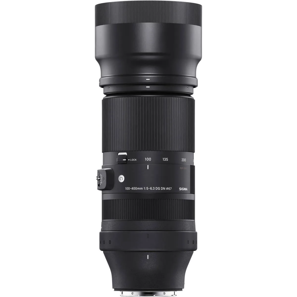 SIGMA SIGMA 100-400mm f/5-6.3 DG DN OS Contemporary Sony E-mount camera lens — product photo