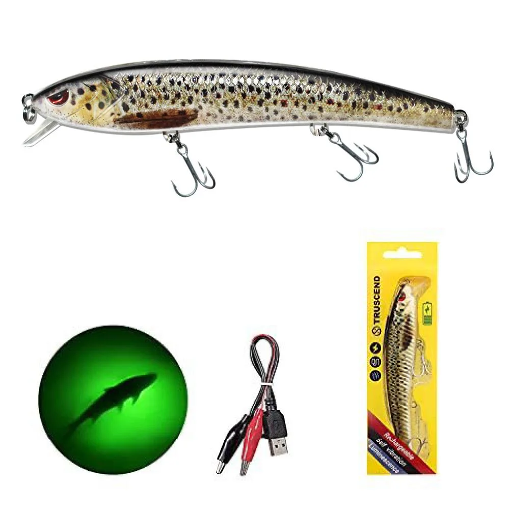 WIILGN WIILGN FM06 Robotic Twitching Fish Attractant 45° LED Rechargeable — product photo