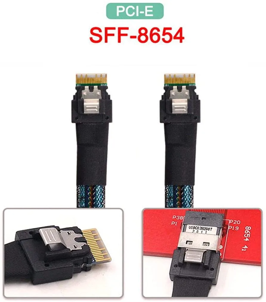 ETopSell ETopSell SFF-8654 4i 38 Pin SAS 4.0 Cable 50cm — product photo